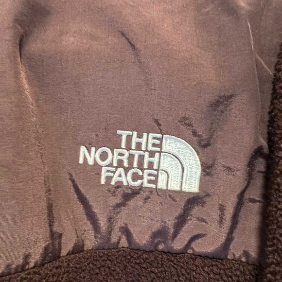 The North Face Denali Women's Zip Up Fleece Sweater Jacket Size medium Brown-GUC - Picture 3 of 5